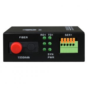 Convertidor RS485/RS422/RS232 a fibra óptica | Tipo mini