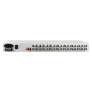 16E1 PDH Fiber Optical Multiplexer With 12 ETH and 8 Voice