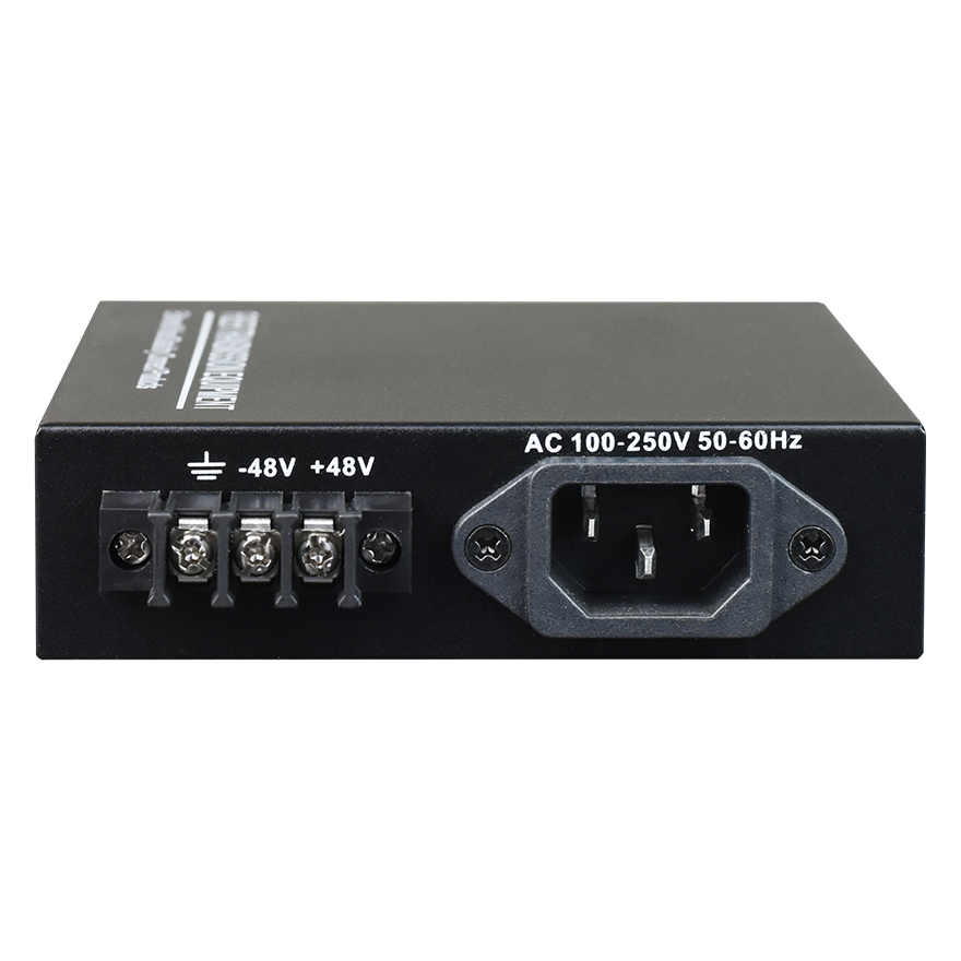 2GE Fiber Media Converter with Serial (RS232/RS422/RS485/Dry Contact Closure)