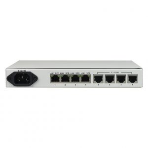 4 ports E1 to 4 ports 10/100M ethernet converter