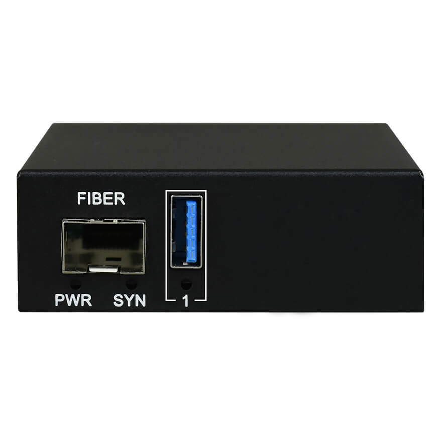 USB 3.0/2.0/1.1 over Fiber Optic Extender & Hub