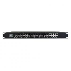 Managed 8 Ports Gigabit Industrial Ethernet Switch With 16 SFP + 4 SFP/UTP
