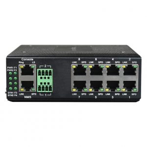 8 port Unmanaged Din Rail Industrial Switch