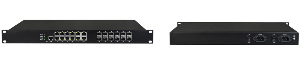 Управляемый 12-портовый гигабитный RJ45 + SFP промышленный сетевой коммутатор