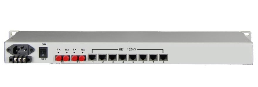 8e1 pdh multiplexer can mix and encode E1 signals and transmit them on a pair of optical fibers