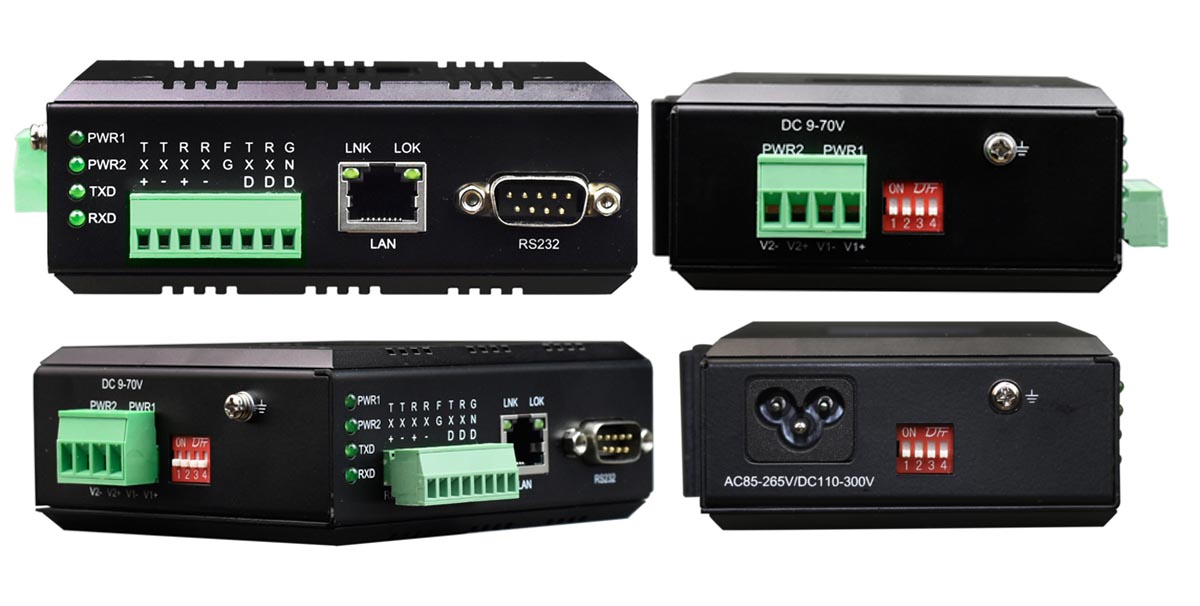 1 Ch Serial RS485/RS232/RS422 to Ethernet (TCP/IP) Converter
