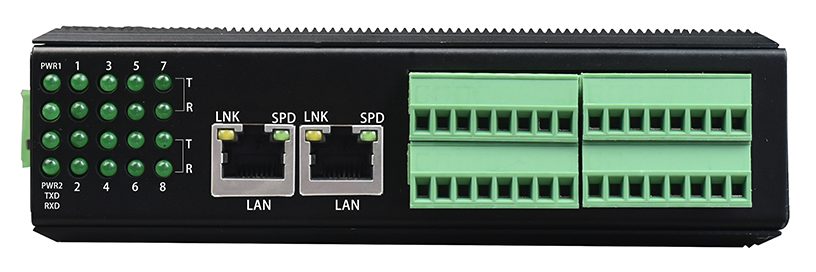The serial server which is also named serial to ethernet converter is used for data conversion between RS232/485/422 to TCP/IP.