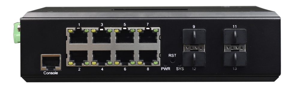 industrial layer-3 8 ports gigabit network switch with 4 sfp
