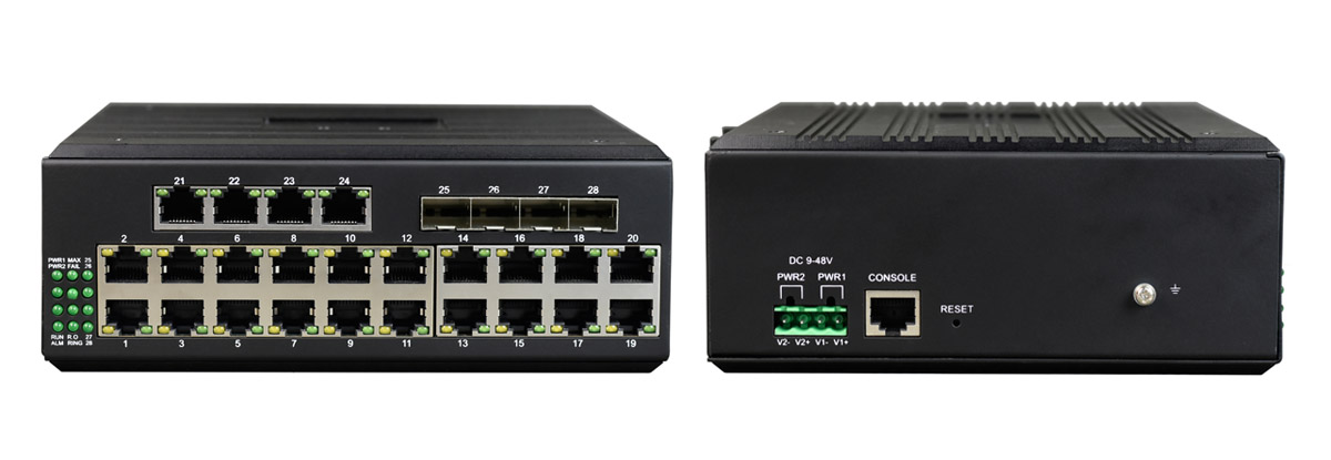 24 + 4 Gigabit Industrial Ethernet Switch