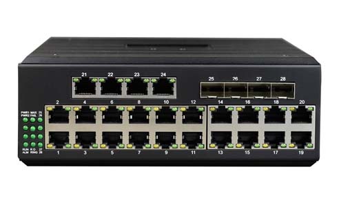 24 port industrial ethernet switch