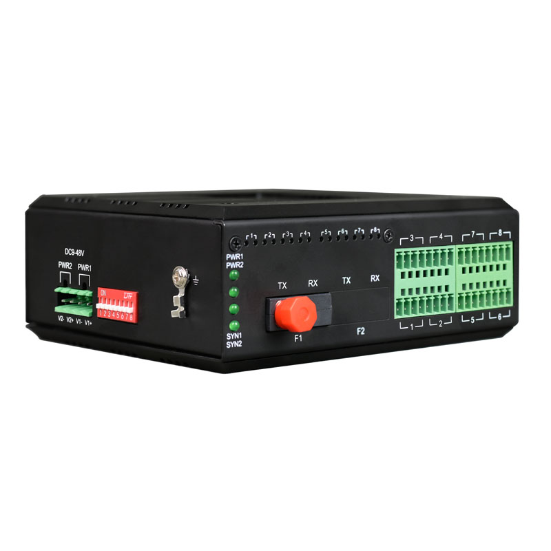 16 Channel 4-20mA Analog to Fiber Converter (with Fiber Cut Maintenance Function)