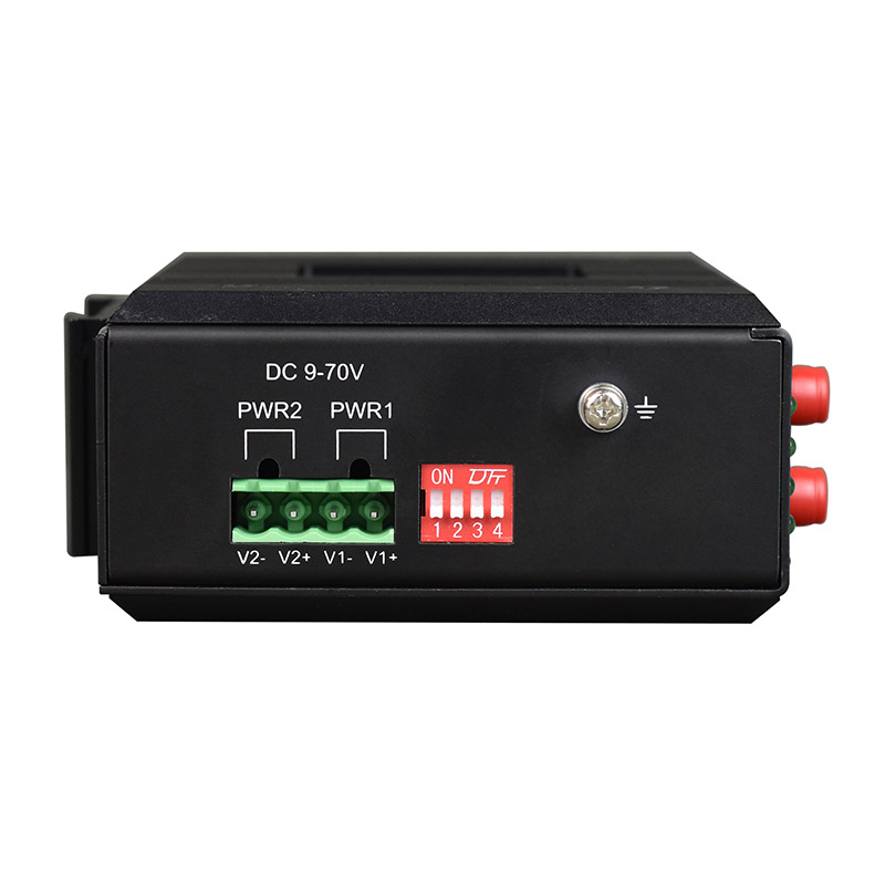 Managed Din-Rail 4-Port Gigabit Ethernet 802.3af/at POE + 2-Port Gigabit Optic Industrial Switch