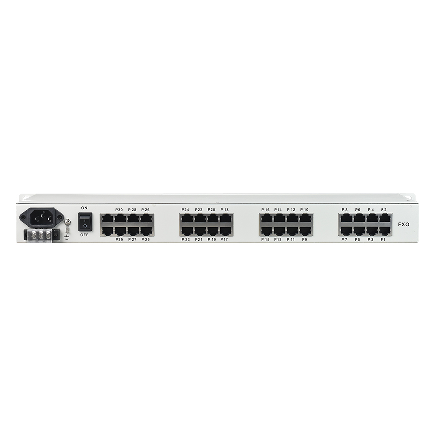 30-Channel FXO/FXS over E1 PCM Multiplexer