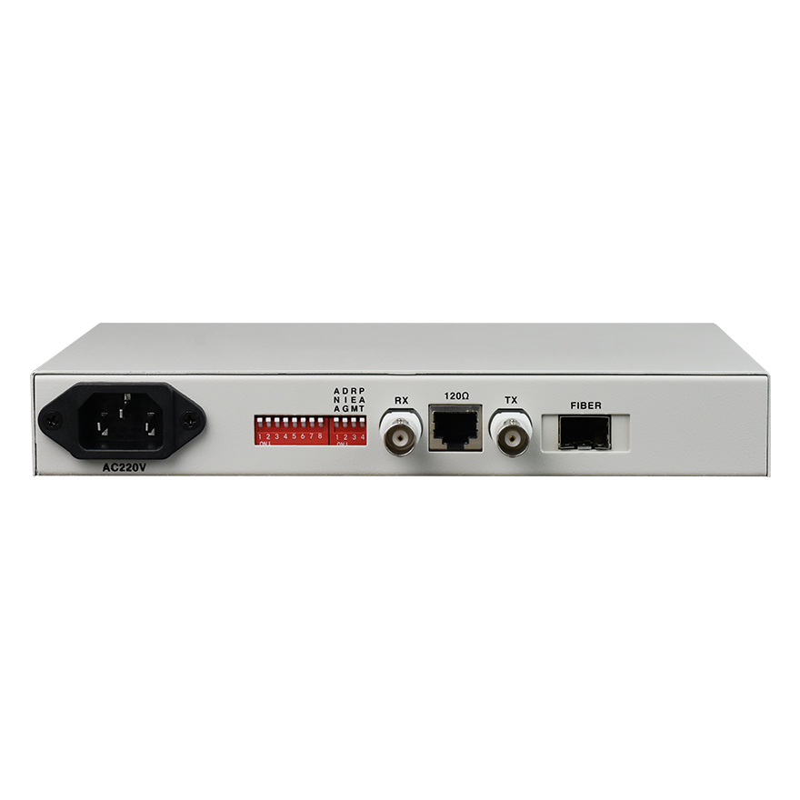 Convertisseur Ethernet optique encadré E1