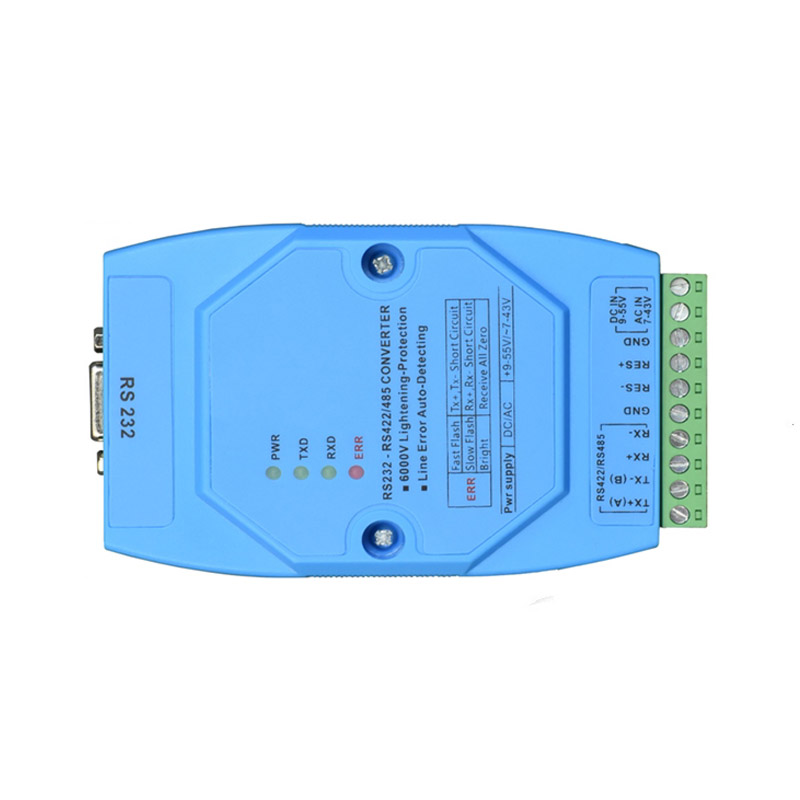 Industrieller RS232-zu-RS485/RS422-Konverter