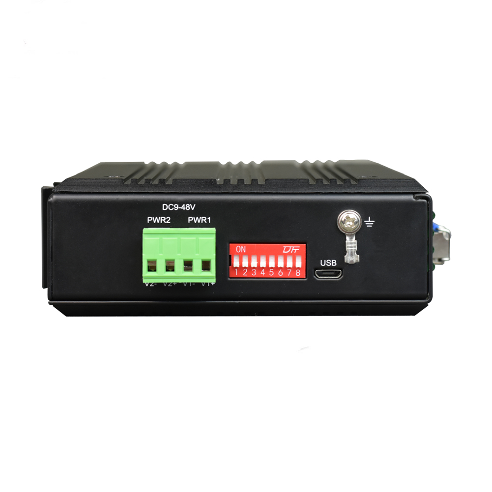 Industrial grade 2 channel RS/232/422/485 to Ethernet converter