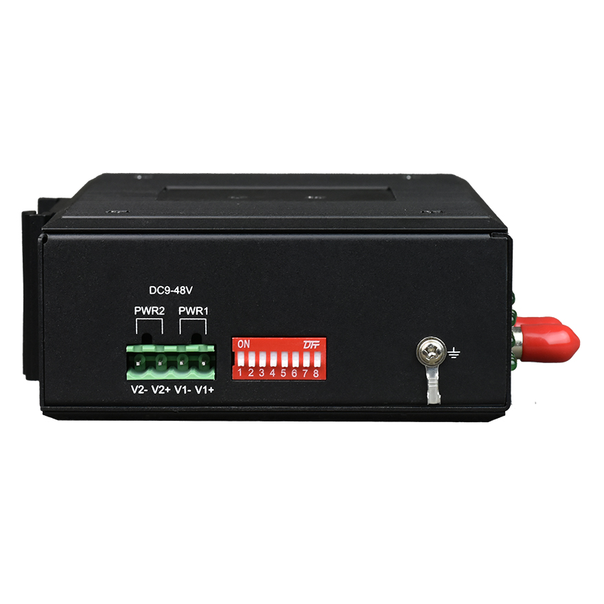 Industrial 8-Port Serial to Fiber Converter