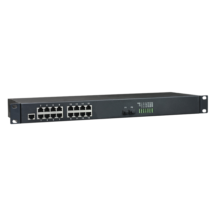 Switch Ethernet 16*FE+2*1000Base-S/LX