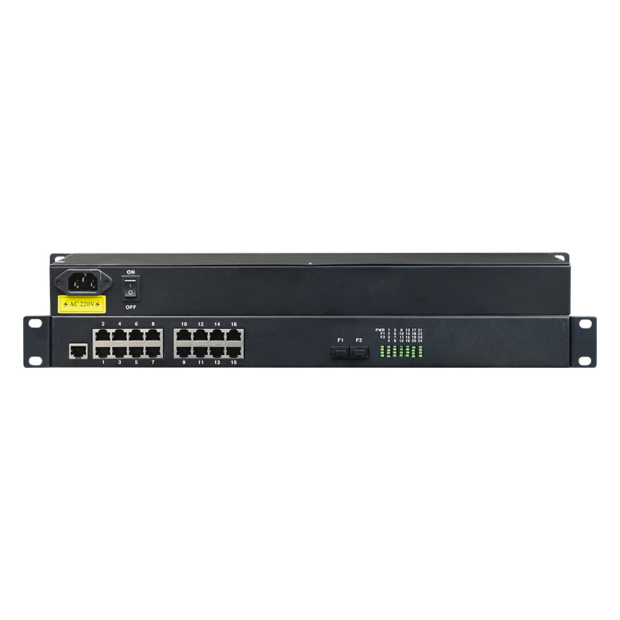 16*FE+2*1000Base-S/LX Ethernet-коммутатор