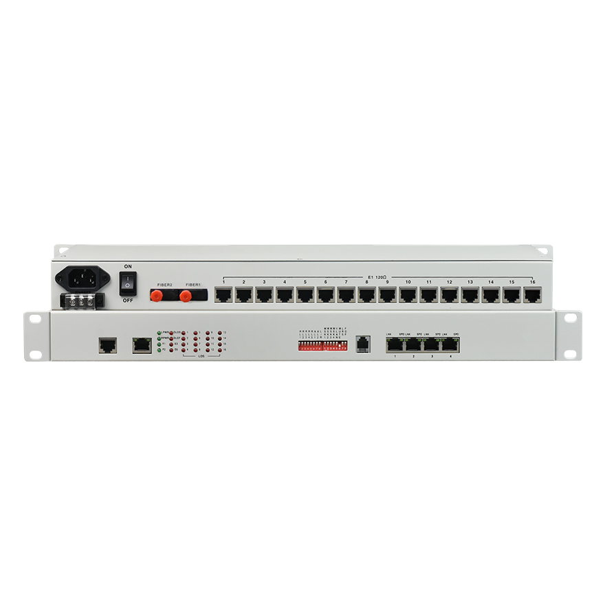 Multiplexador de fibra 16E1 PDH