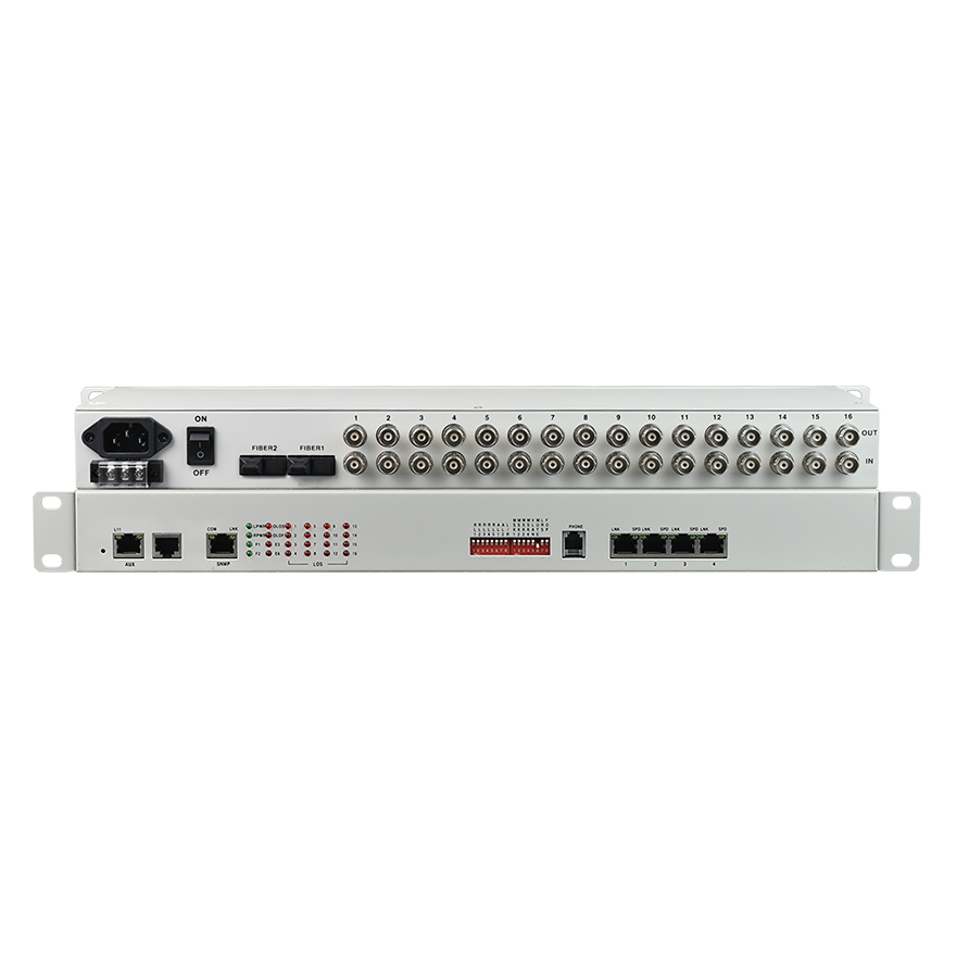 16E1+4FE 1+1 Fiber Backup PDH Multiplexer