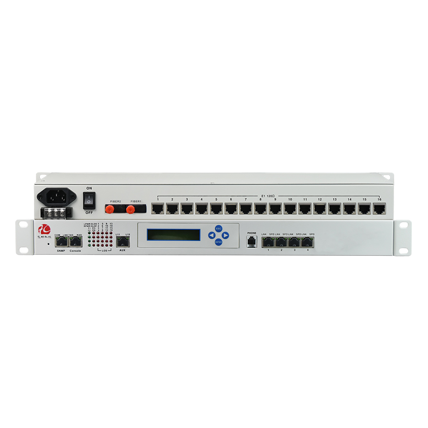 16E1+ЖК-дисплей+SNMP PDH-мультиплексор