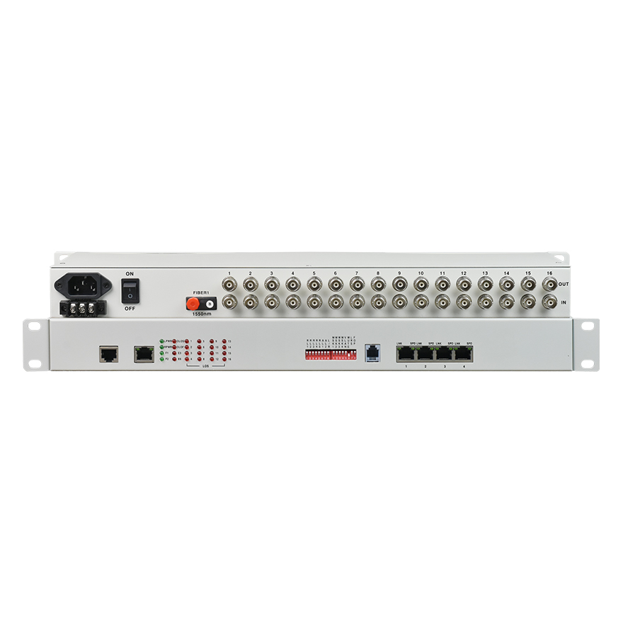 16E1+4GE PDH Fiber Multiplexer