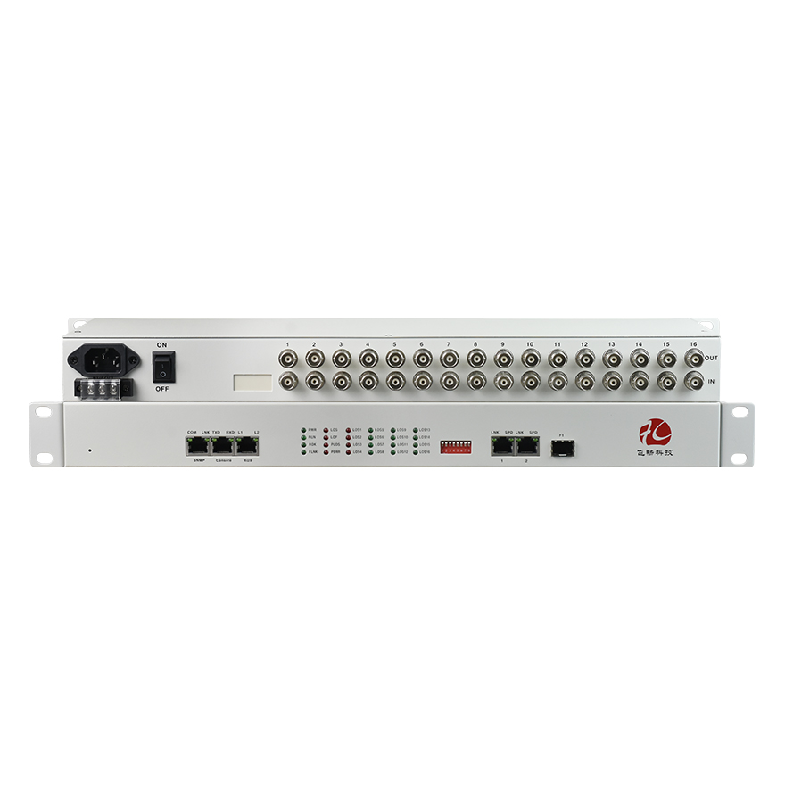 16*E1 to 3x1000Base-TX+2x1000Base-X Interface Converter
