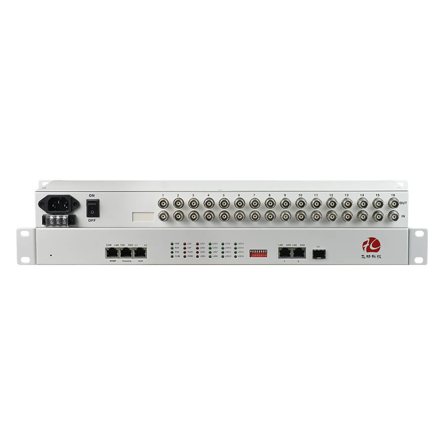 Преобразователь 16E1 TDM через Ethernet (IP)