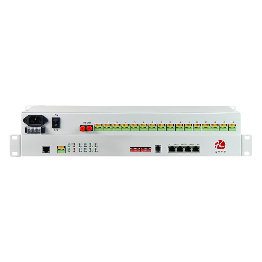 16 Channel Serial to Fiber Optic Converter