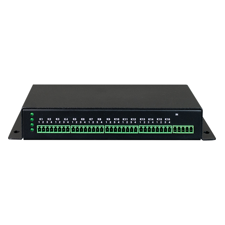 16 Channel Unidirectional / 8 Channel Bidirectional Dry Contact Closure Over Fiber Optical Multiplexer