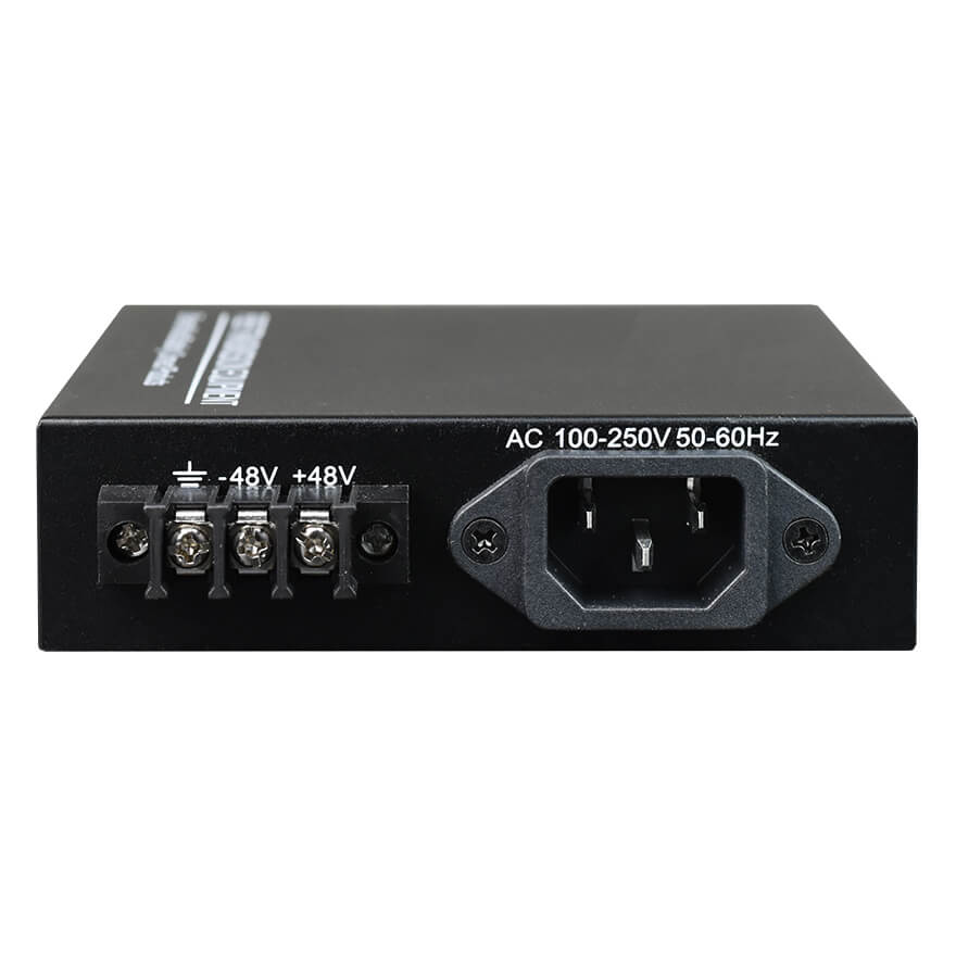 4-Port Fast Ethernet to Optical Media Converter