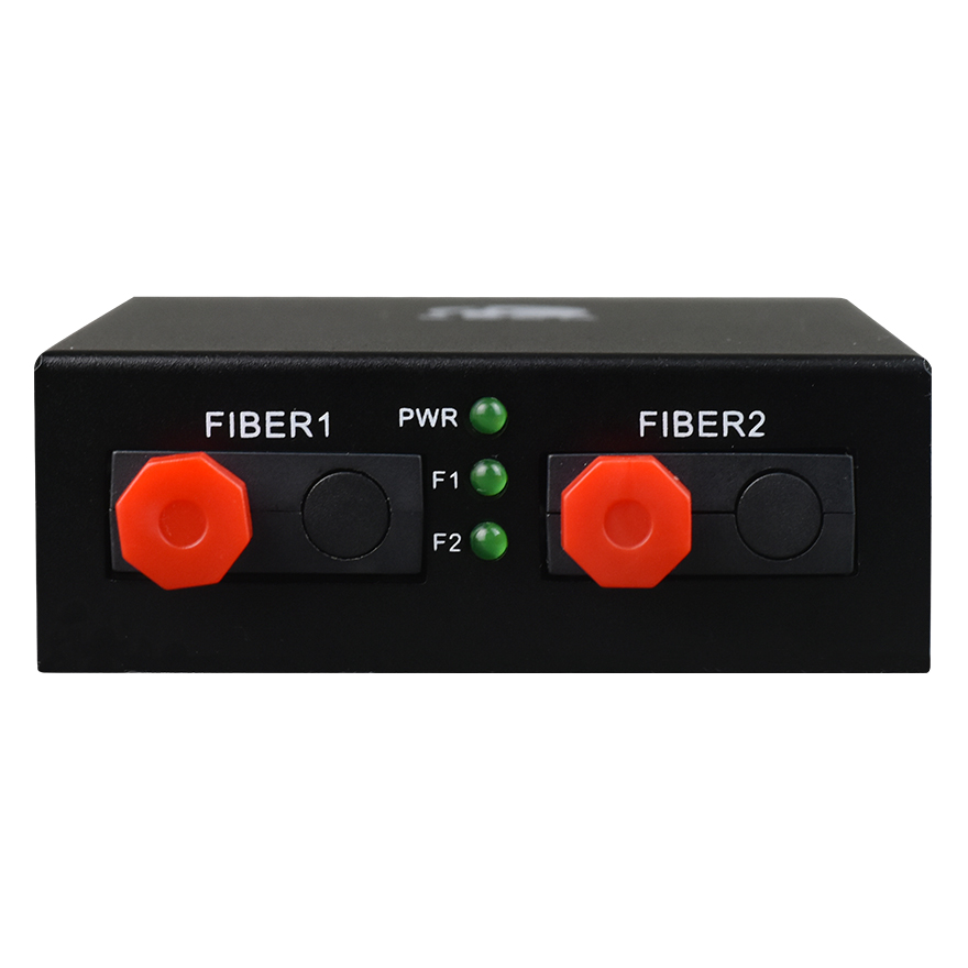 Convertitore multimediale GE a cascata 2 ottici + 2 UTP