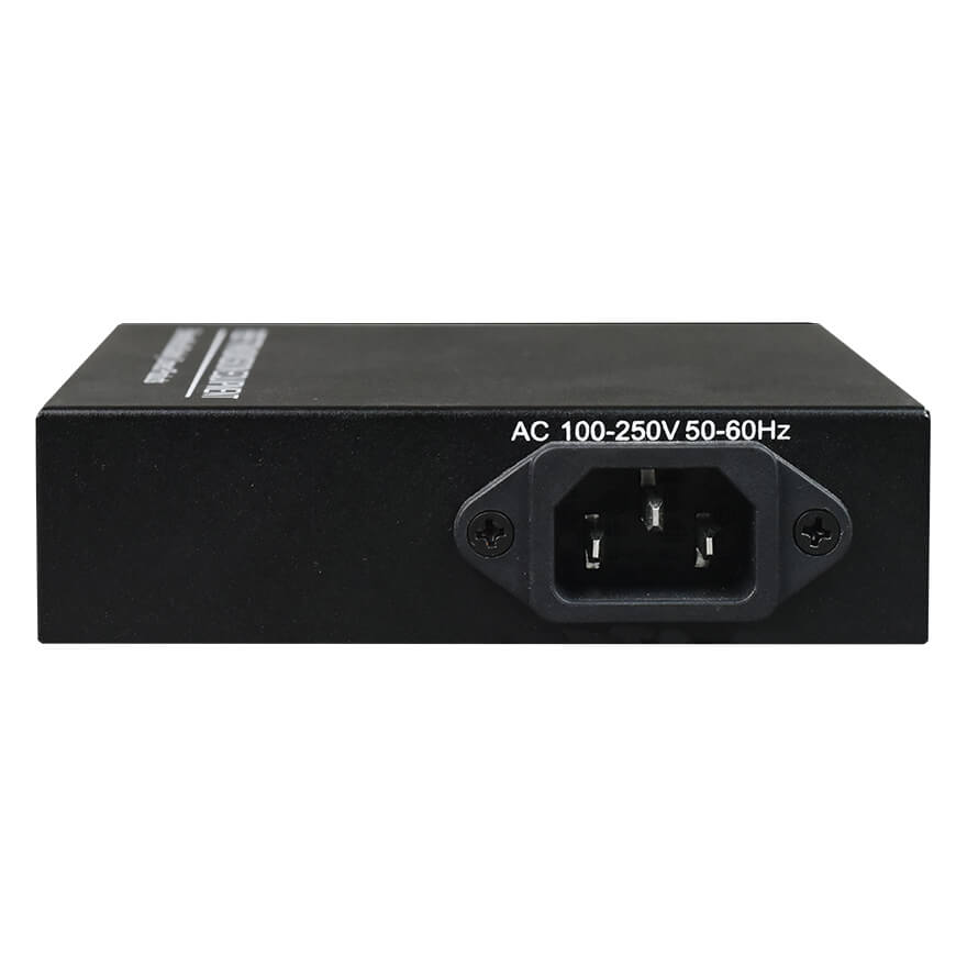 Managed 2-Port Gigabit Ethernet Fiber Media Converter