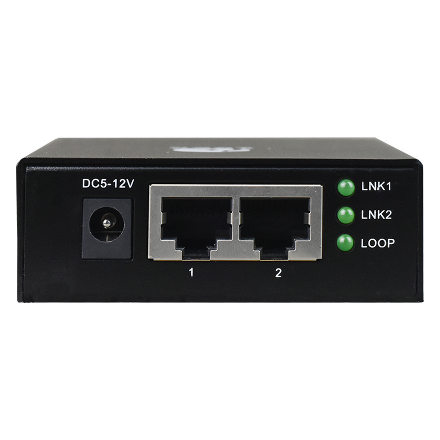 2 Optical + 2 UTP Cascade GE Media Converter