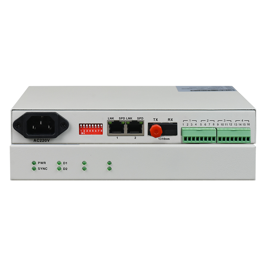 2GE+4*RS232/422/485 Fiber Media Converter