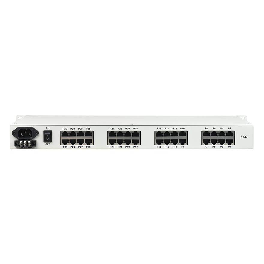 Convertisseur téléphonique POTS 30 ports sur LAN Ethernet (IP)