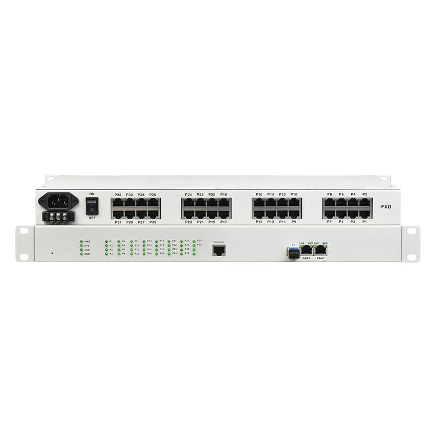30-портовый телефон POTS через LAN Ethernet (IP) конвертер