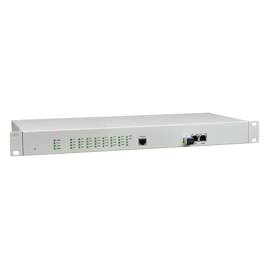 30 Port POTS Telephone over LAN Ethernet (IP) Converter