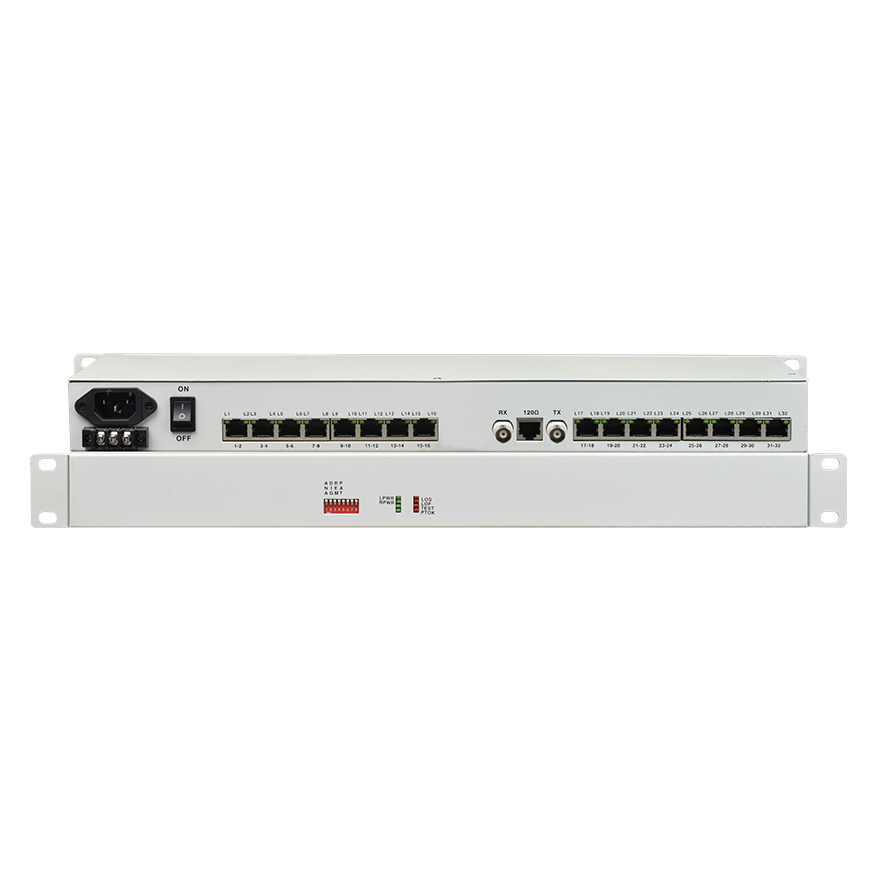 31 Channels RS232/RS422/RS485 to Fiber Converter