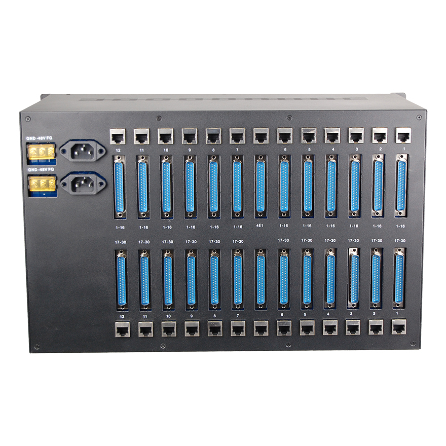 360Voice+4GE Fiber Mux | SNMP | 6U مثبت على الرف