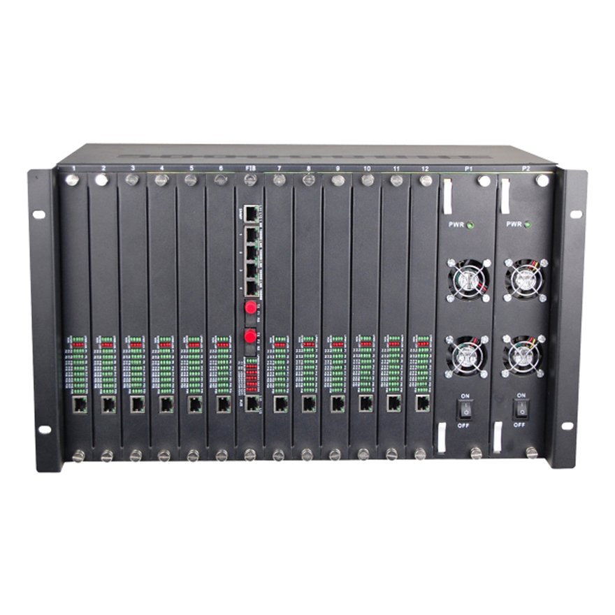 360Voice+4GE Fiber Mux | SNMP | 6U Rack-mount