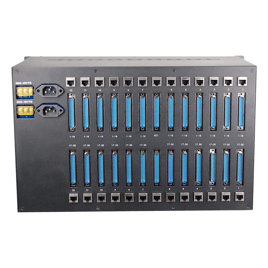 360Voice+4GE Fiber Mux | SNMP | 6U Rack-mount