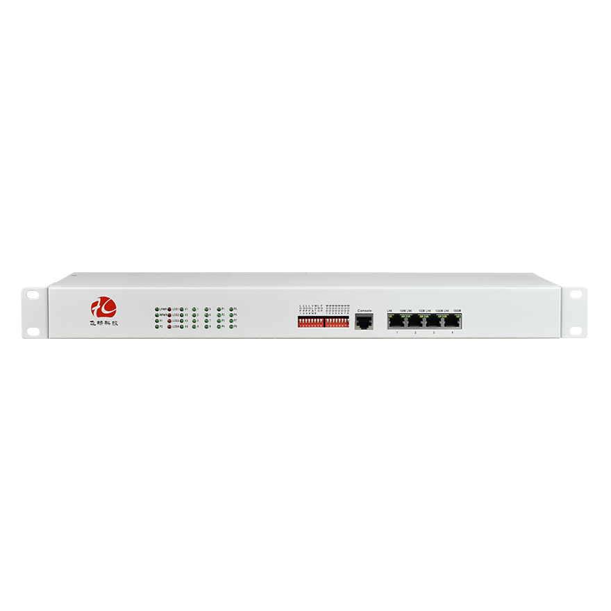 Multiplexer video 4ch+4GE+8ch voce+seriale+contatto secco