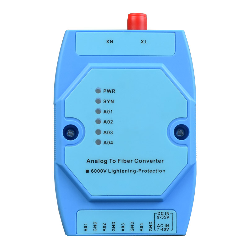 4 Channel 4-20mA Analog to Fiber Converter | Adam Module