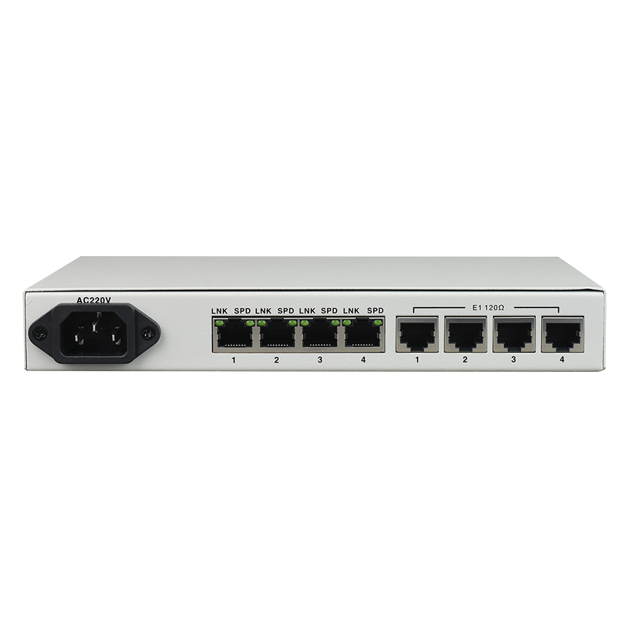 4-Port Ethernet to 4-Port E1 Converter