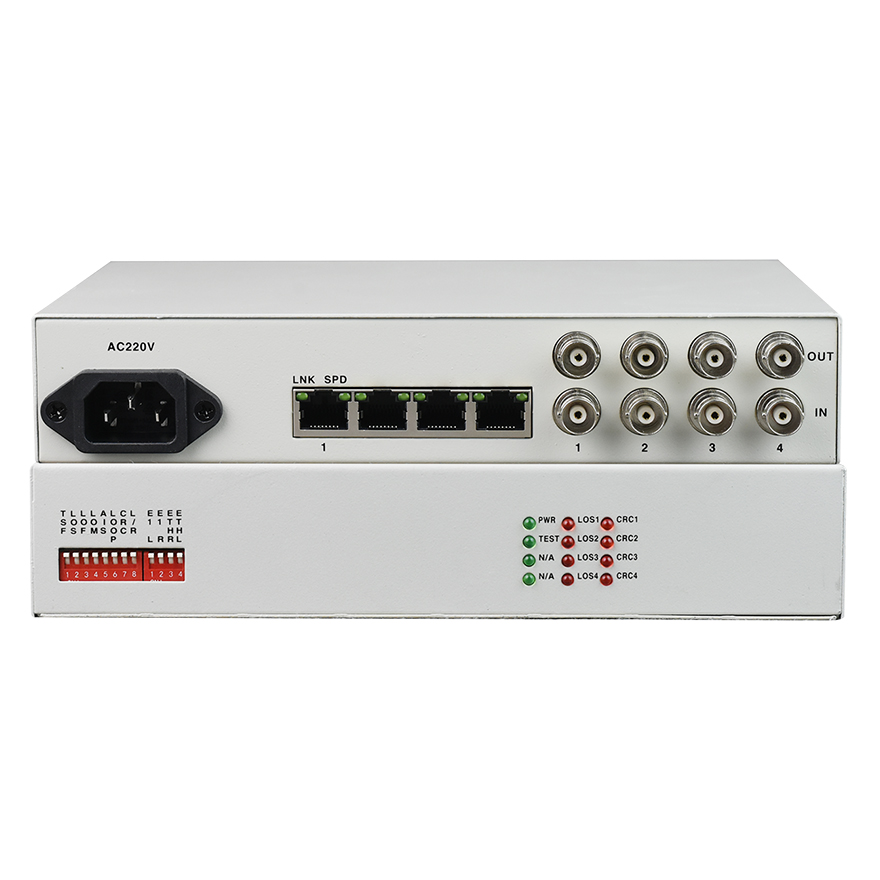 Ethernet to 4-Port E1 Converter