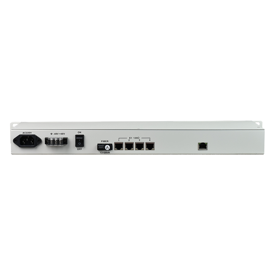 Multiplexeur de fibre optique 4E1 + FE PDH
