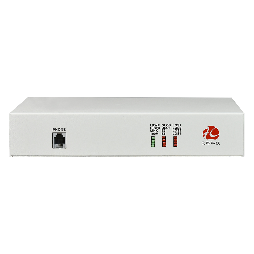 Multiplexador de fibra PDH 4E1+FE | Tipo de mesa