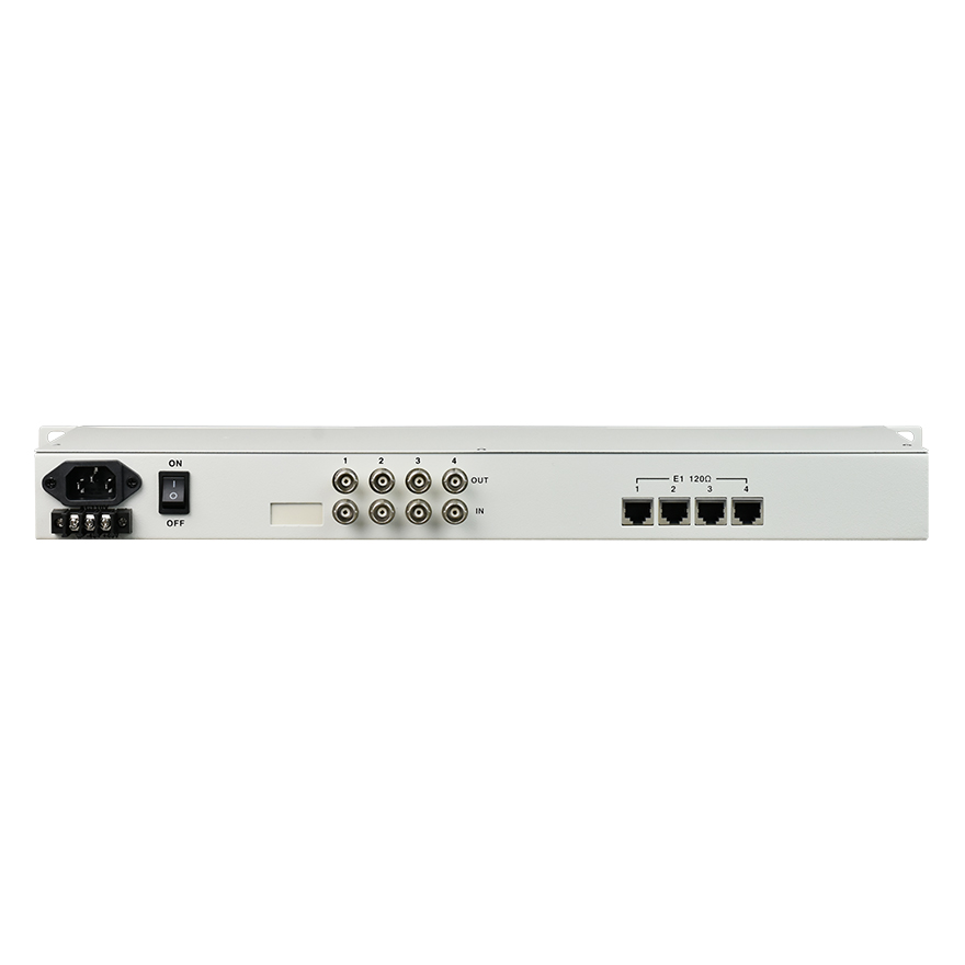 Ethernet over 4-Port E1 Converter (75Ω+120Ω)